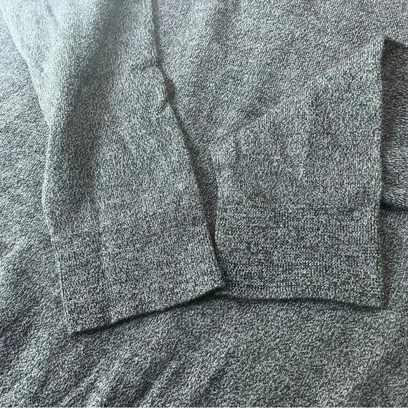 Express extra fine merino wool 1/4 zip sweater‎ pull over black gray mens XL - Picture 5 of 8